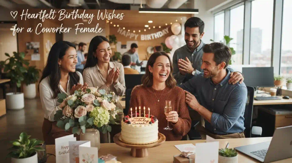 Heartfelt Birthday Wishes for a Coworker Female