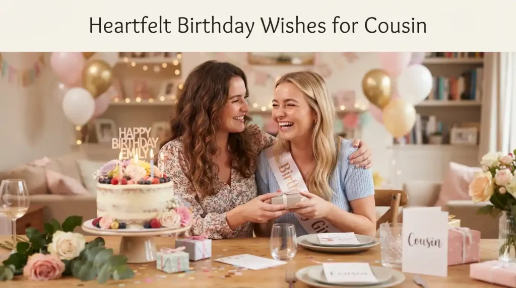 Heartfelt Birthday Wishes for Cousin