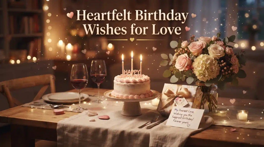 Heartfelt Birthday Wishes for Love