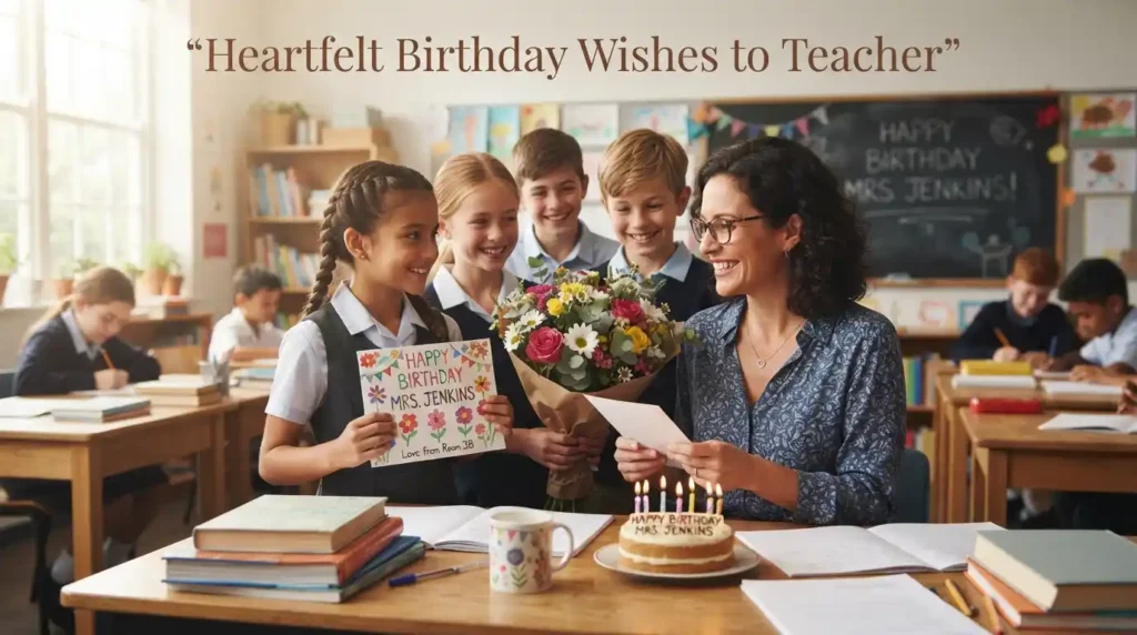 Heartfelt Birthday Wishes to Teacher