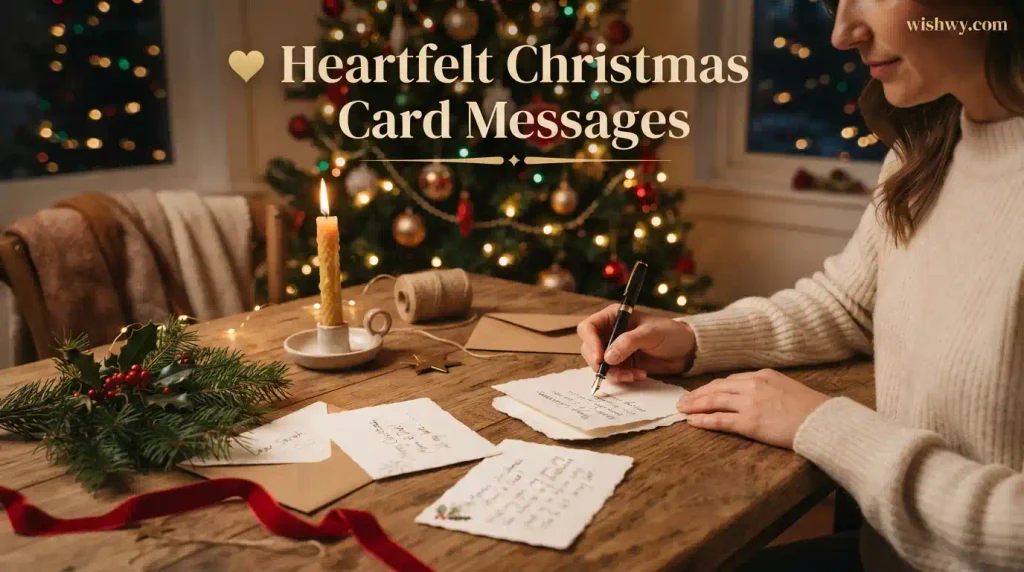 Heartfelt Christmas Card Messages