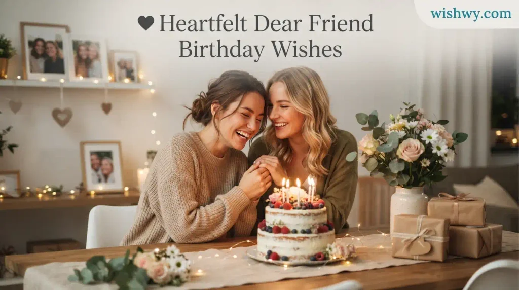 Heartfelt Dear Friend Birthday Wishes