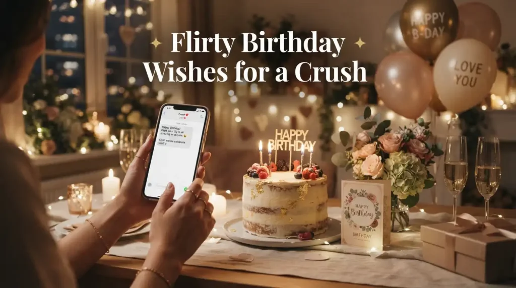 Heartfelt Flirty Birthday Wishes for a Crush