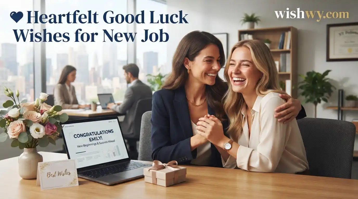Heartfelt Good Luck Wishes for New Job