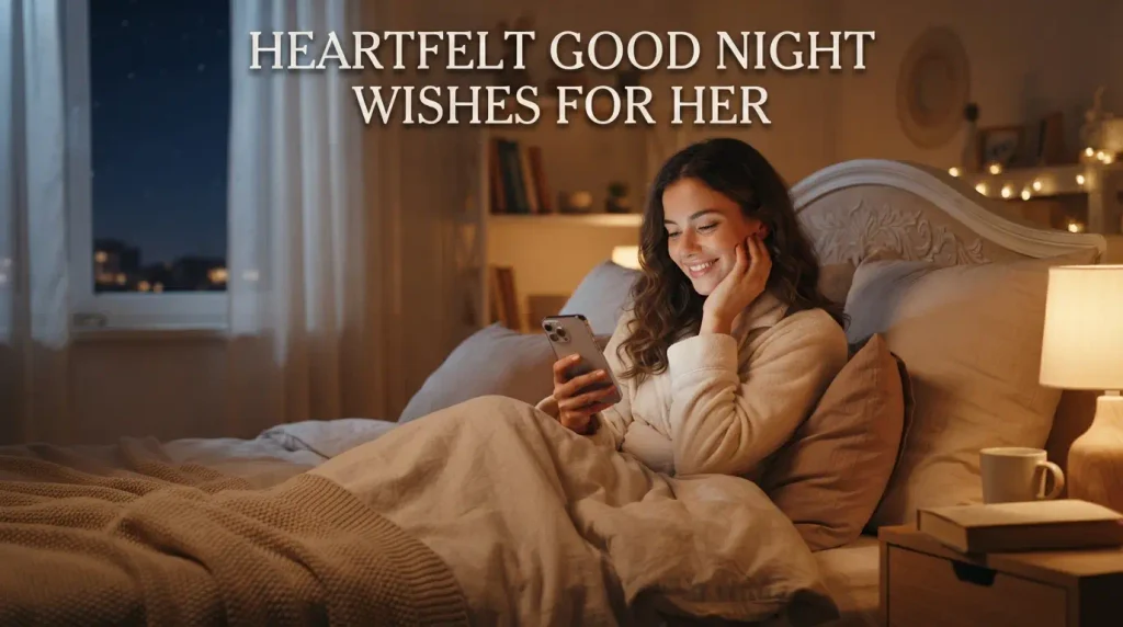 Heartfelt Good Night Wishes for Her
