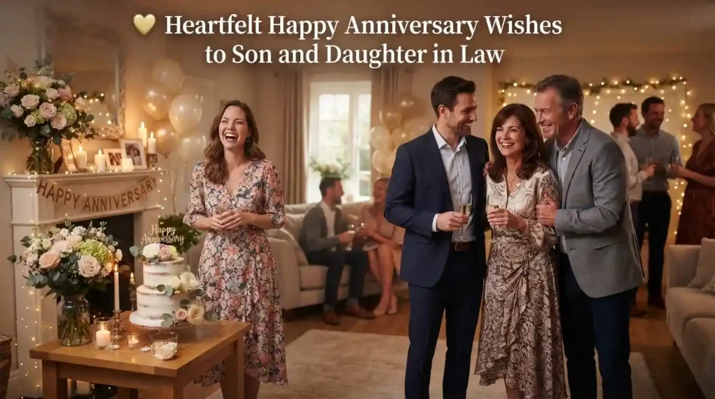 Heartfelt Happy Anniversary Wishes to Son and Daughter in Law