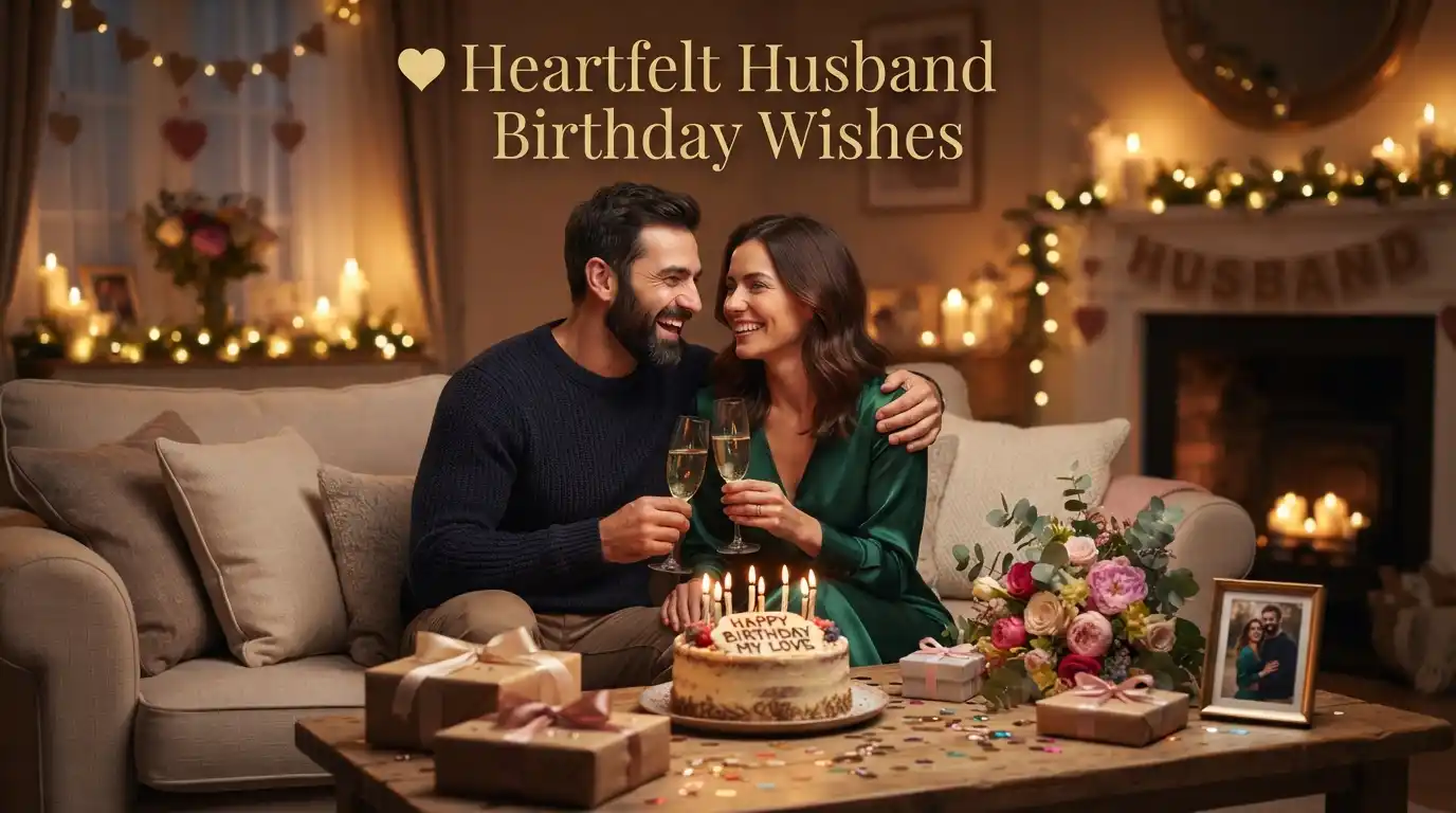 Heartfelt Husband Birthday Wishes