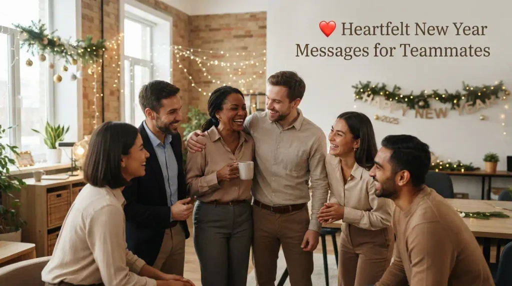 Heartfelt New Year Messages for Teammates