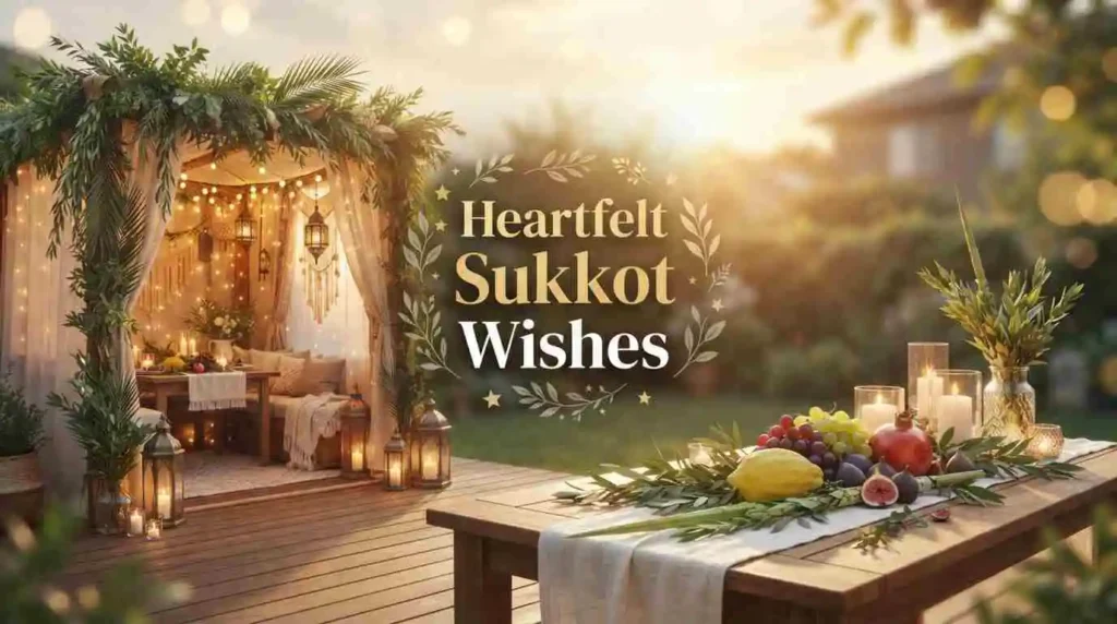 Heartfelt Sukkot Wishes