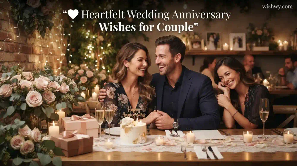 Heartfelt Wedding Anniversary Wishes for Couple