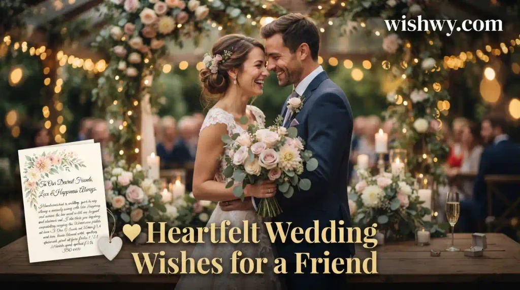 Heartfelt Wedding Wishes for a Friend