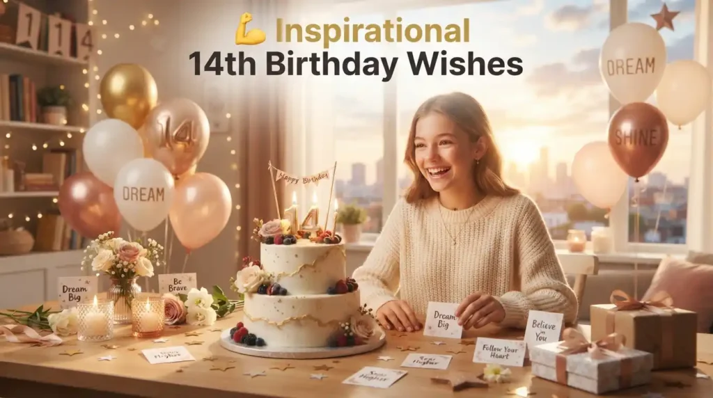Inspirational 14th Birthday Wishes