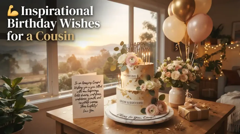 Inspirational Birthday Wishes for a Cousin