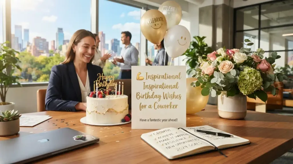 Inspirational Birthday Wishes for a Coworker