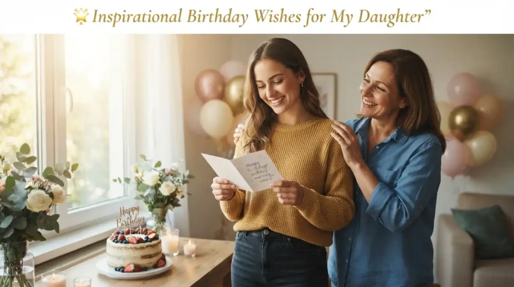 Inspirational Birthday Wishes for My Daughter