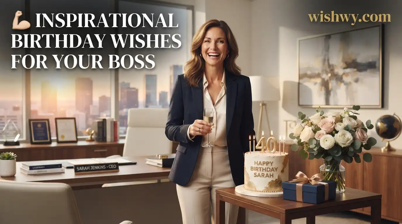 Inspirational Birthday Wishes for Your Boss