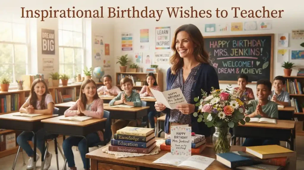 Inspirational Birthday Wishes to Teacher