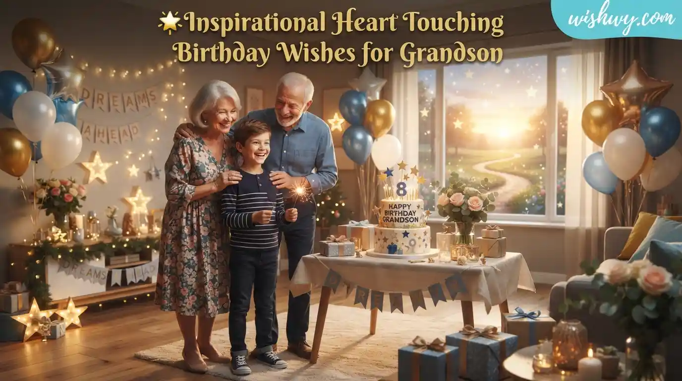 Inspirational Heart Touching Birthday Wishes for Grandson