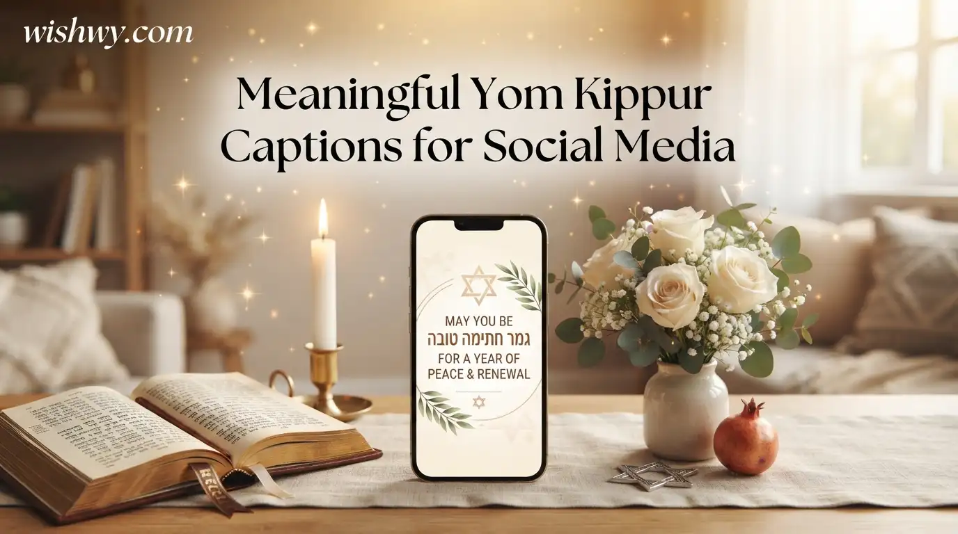 Meaningful Yom Kippur Captions for Social Media