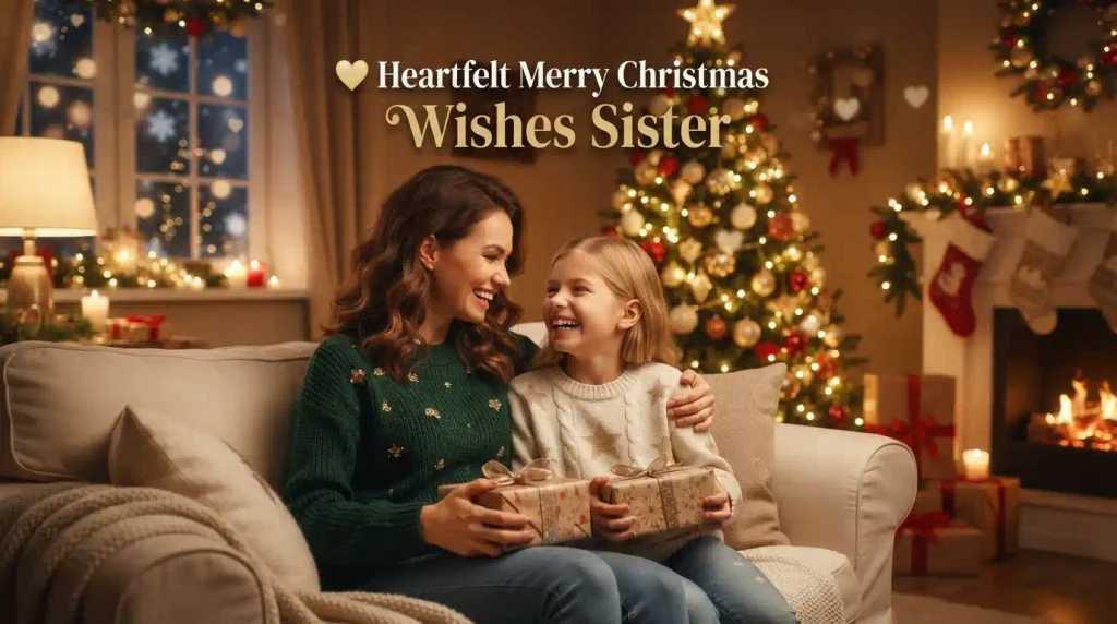 Heartfelt Merry Christmas Wishes Sister