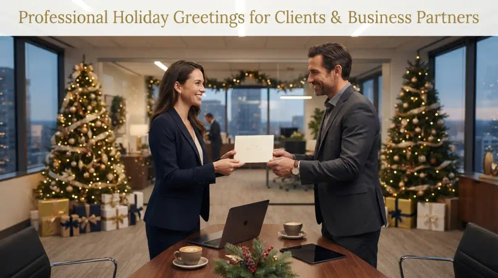 Professional Holiday Wishes for Colleagues