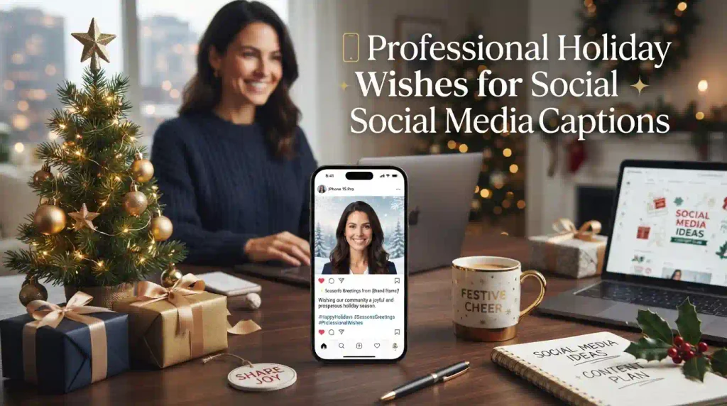 Professional Holiday Wishes for Social Media Captions