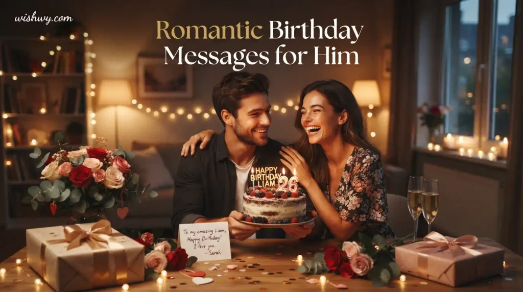 Romantic Birthday Messages for Him