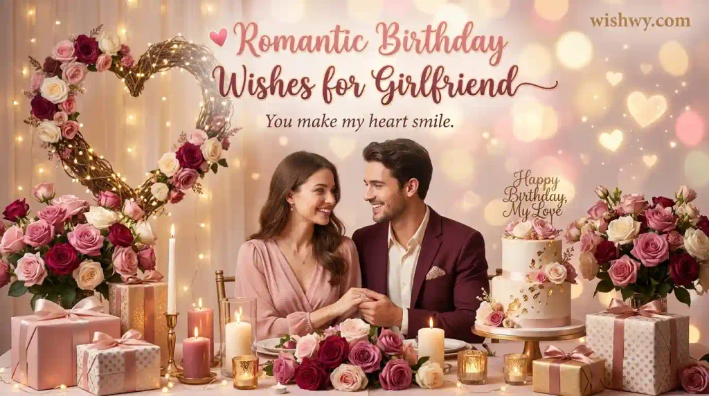 Romantic Birthday Wishes for Girlfriend