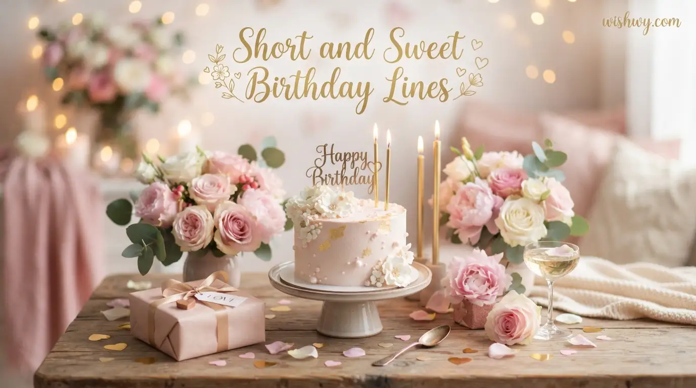 Short and Sweet Birthday Lines