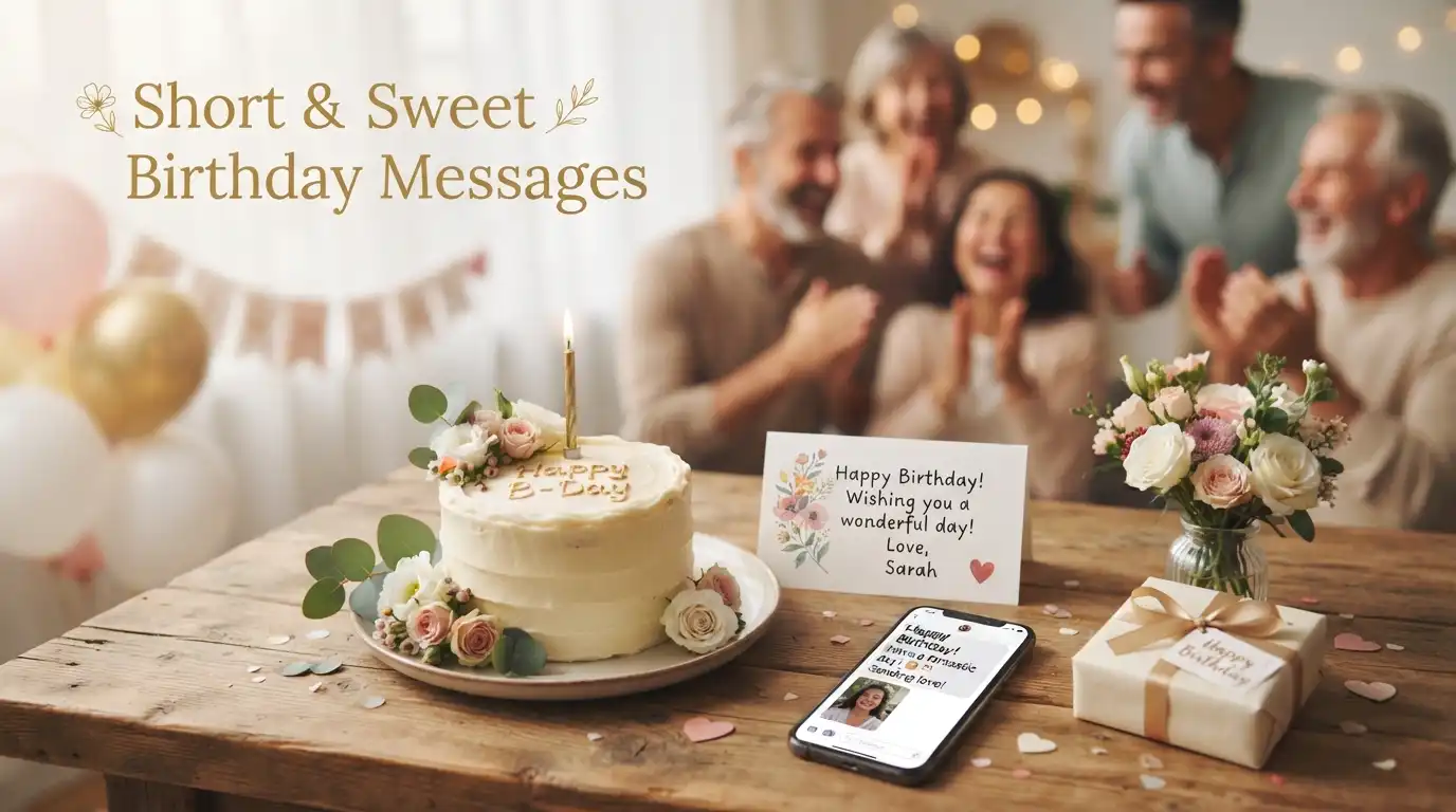 Short & Sweet Birthday Messages