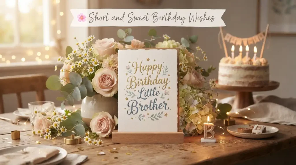 Short and Sweet Birthday Wishes