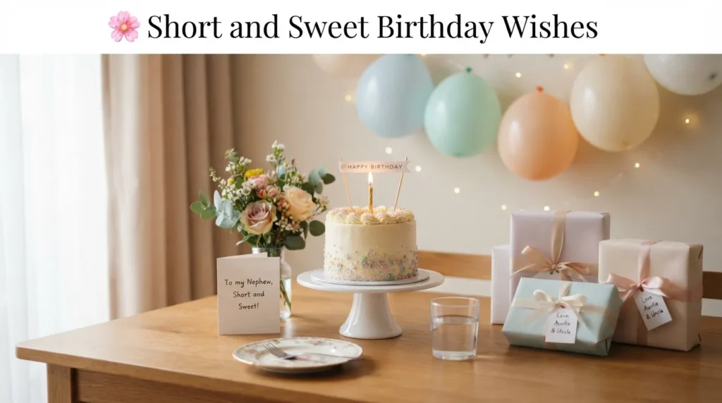 Short and Sweet Birthday Wishes