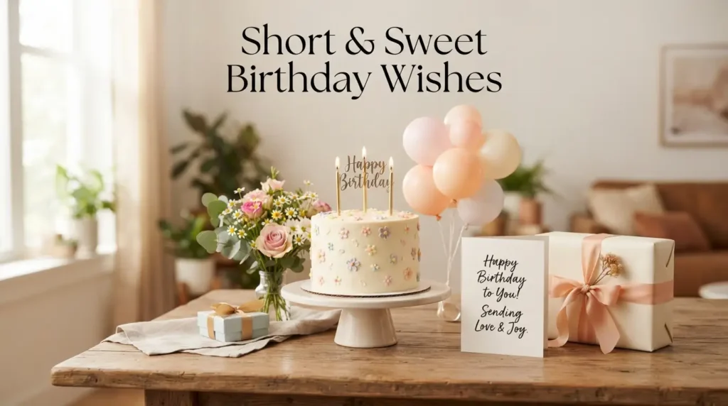 Short & Sweet Birthday Wishes