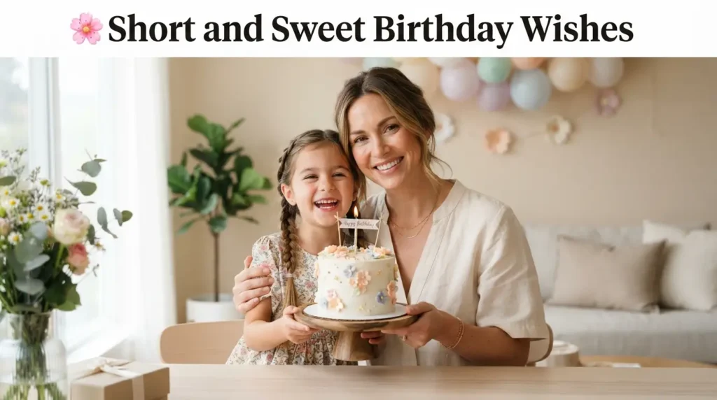 Short & Sweet Birthday Wishes