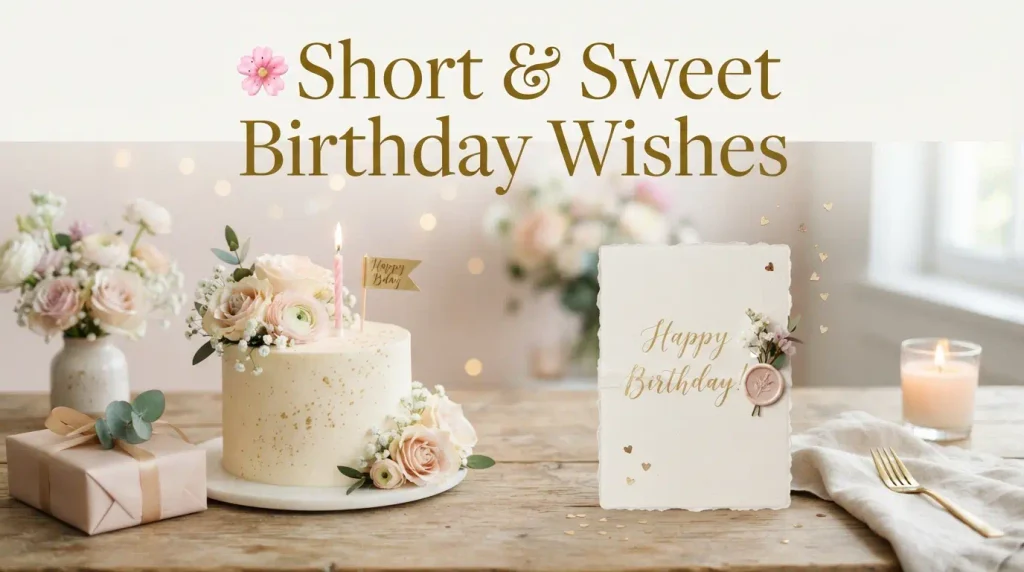 Short & Sweet Birthday Wishes
