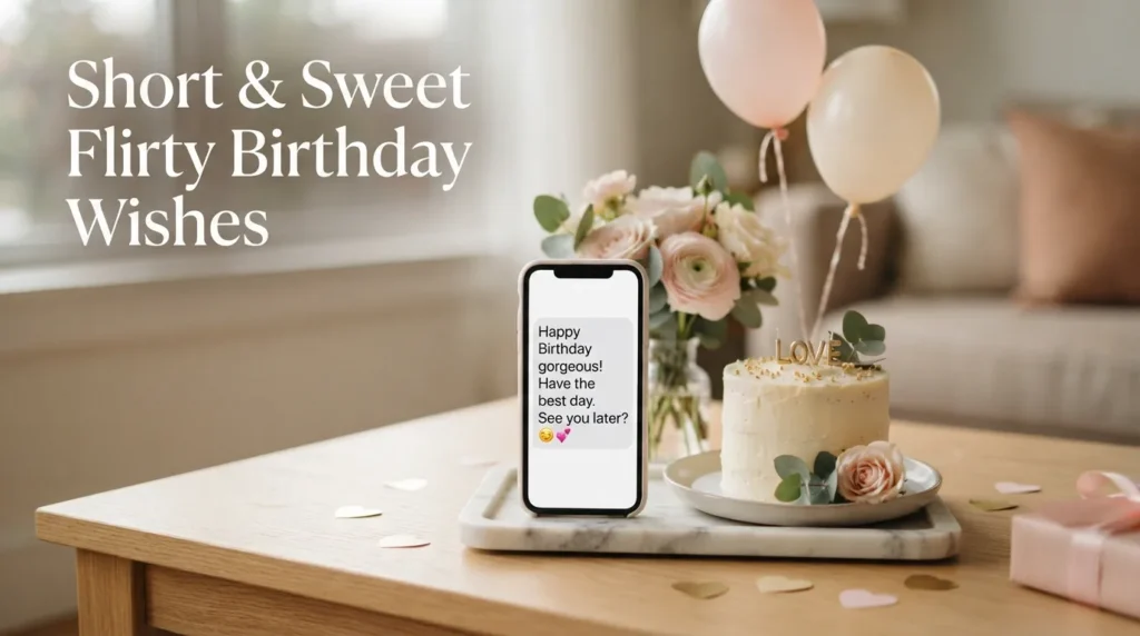 Short & Sweet Flirty Birthday Wishes