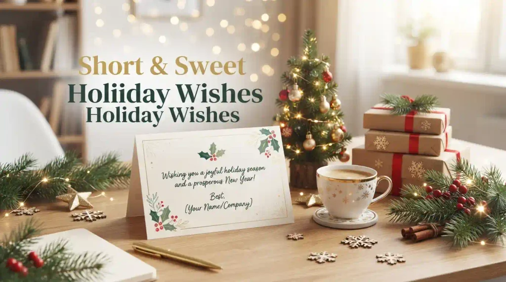 Short & Sweet Professional Holiday Wishes