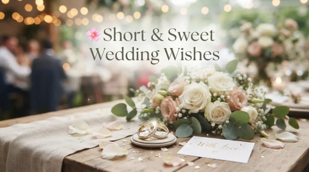 Short and Sweet Wedding Wishes