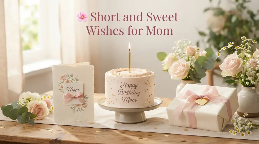 Short and Sweet Wishes for Mom