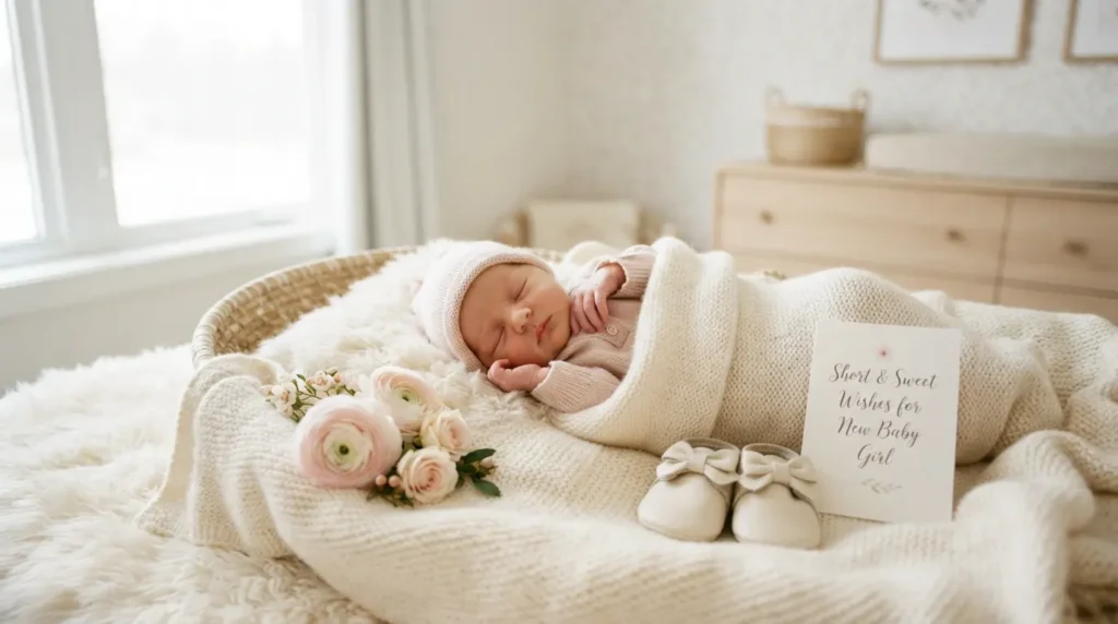 Short & Sweet Wishes for New Baby Girl