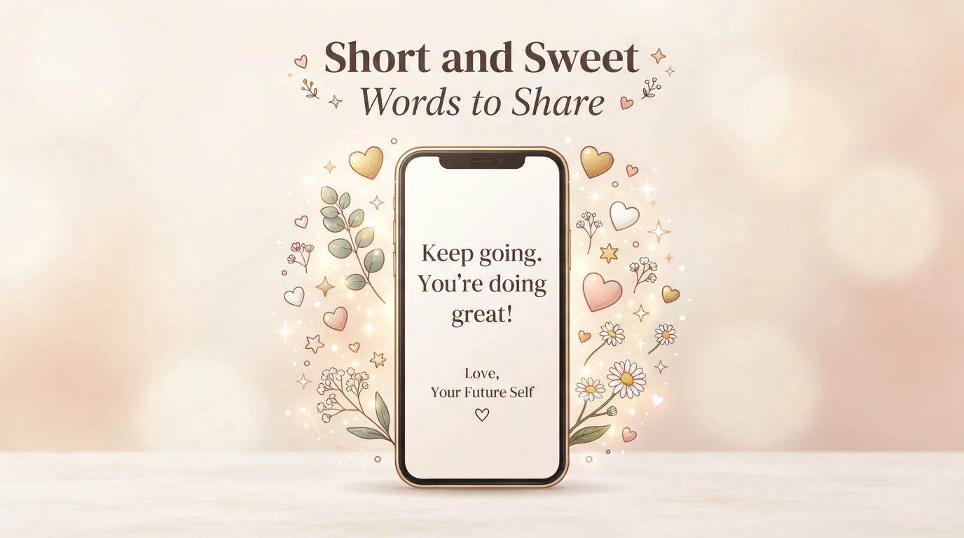 Short and Sweet Words to Share