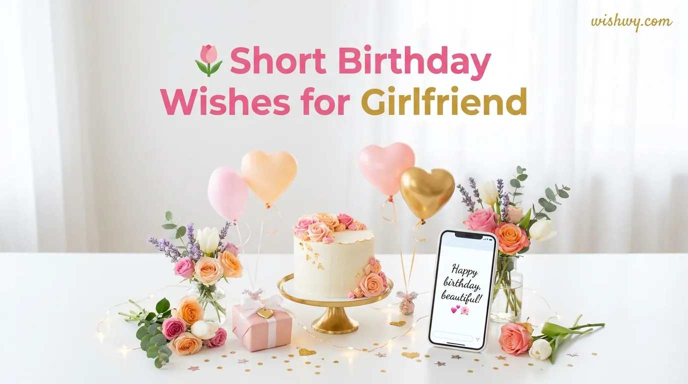 Short Birthday Wishes for Girlfriend