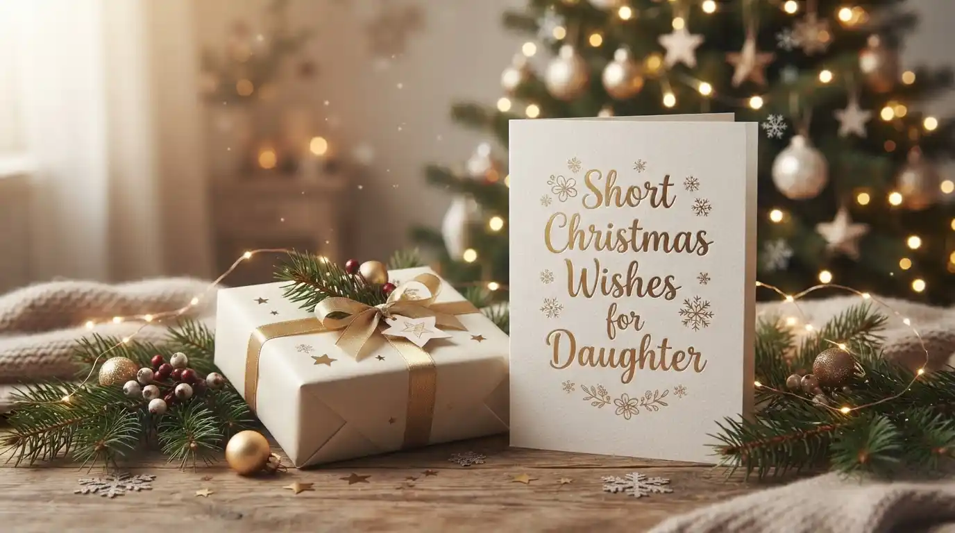 Short Christmas Wishes for Daughter