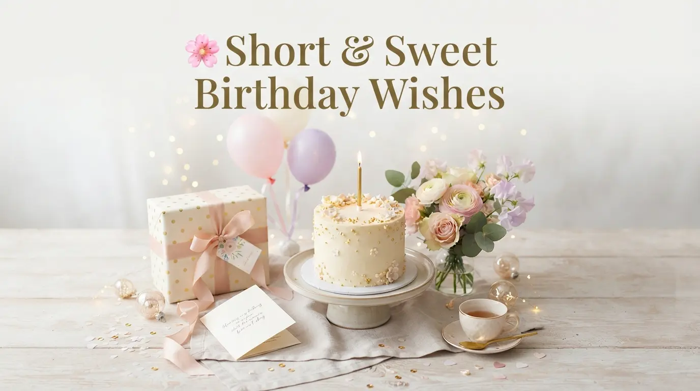Short & Sweet Birthday Wishes