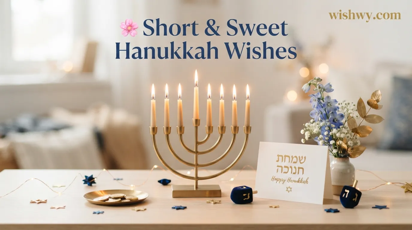 Short & Sweet Hanukkah Wishes