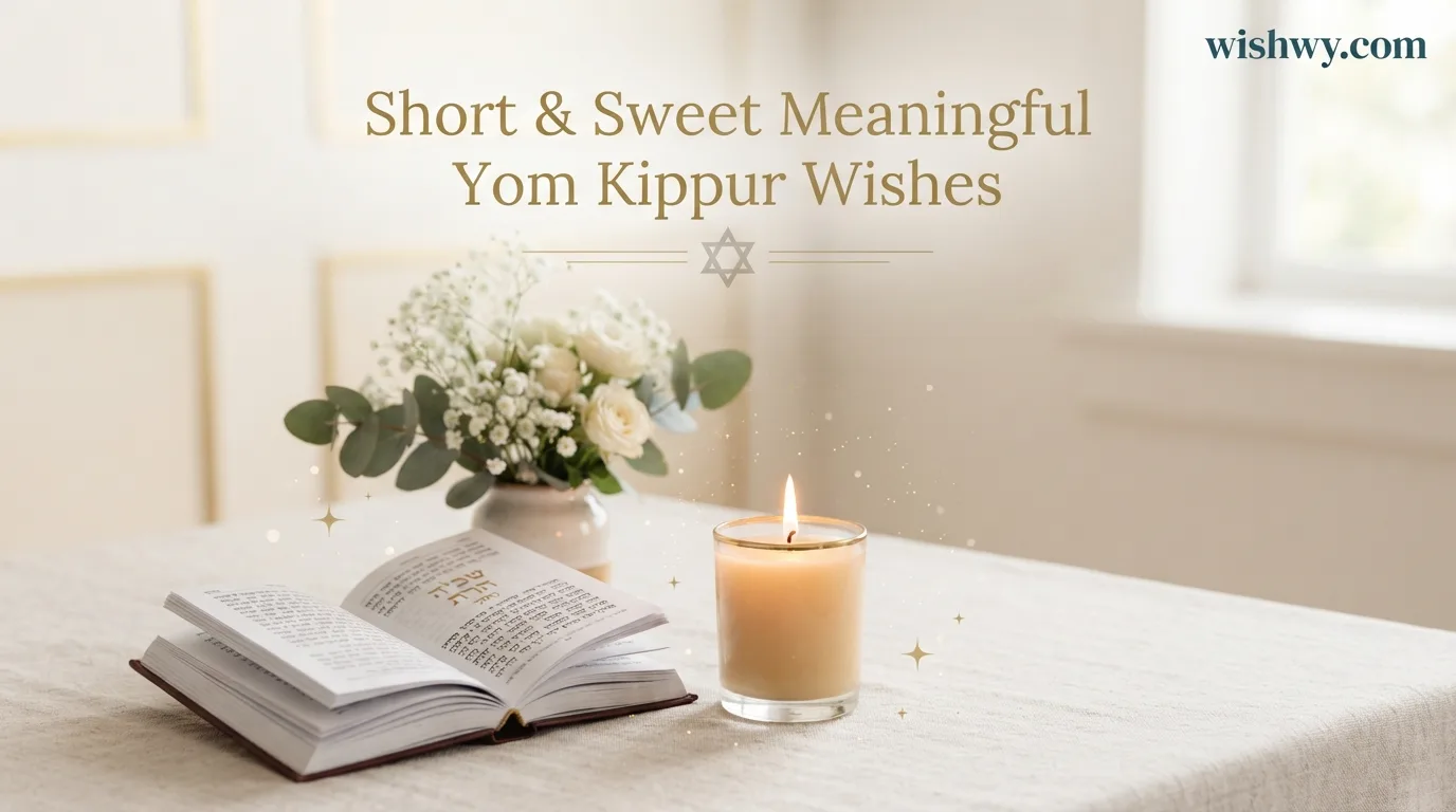 Short & Sweet Meaningful Yom Kippur Wishes