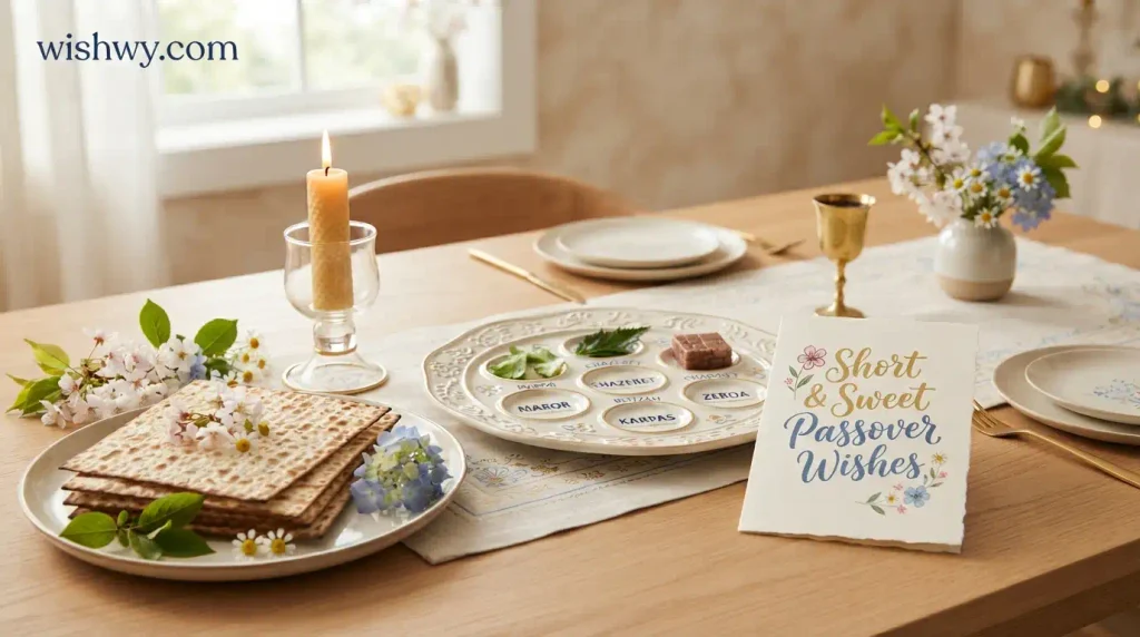 Short & Sweet Passover Wishes