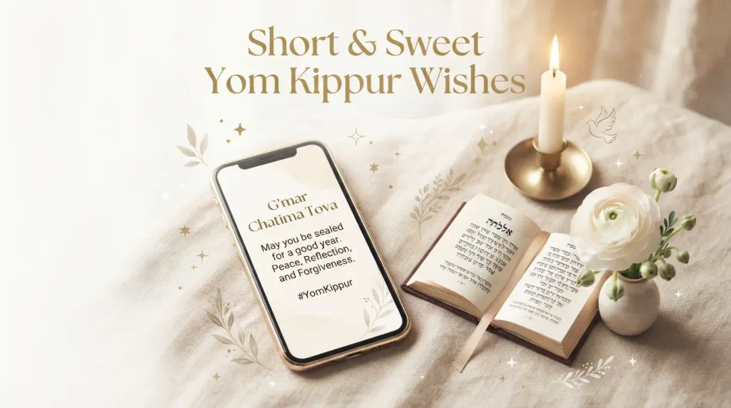 Short & Sweet Yom Kippur Wishes