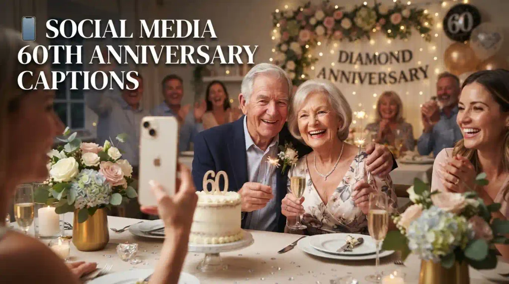 Social Media 60th Anniversary Captions