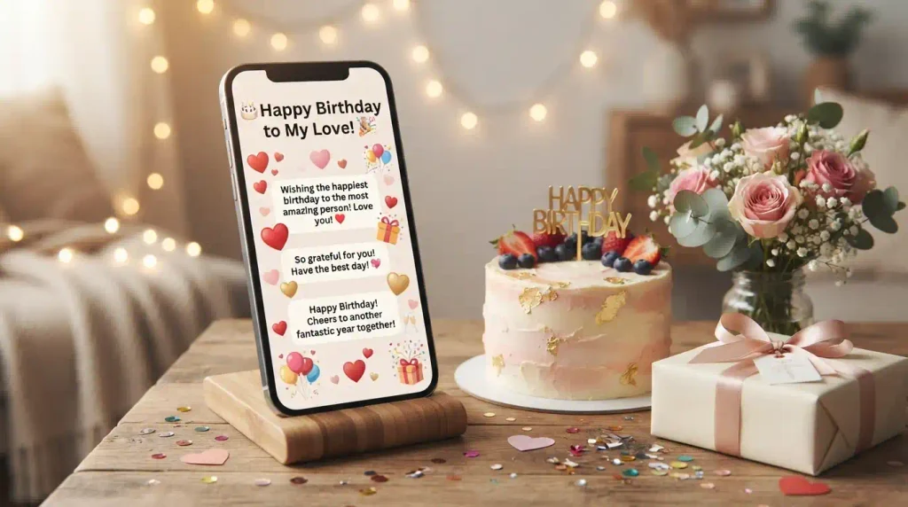 Social Media Birthday Wishes for Love